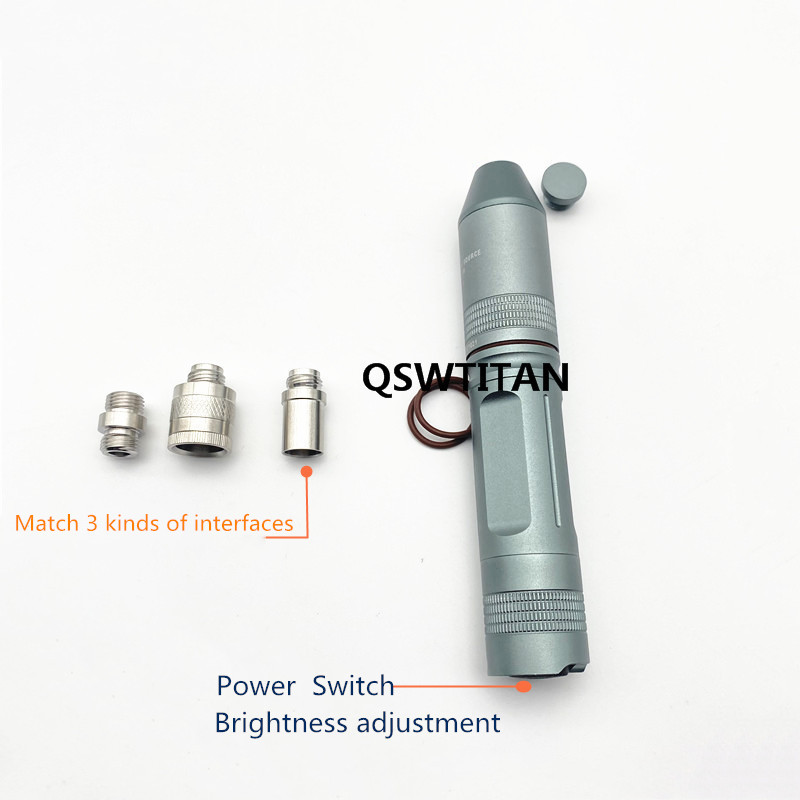 LED Cold Light Source Endoscope Mini Portable Handheld High Brightness Water-proof ENT Examination