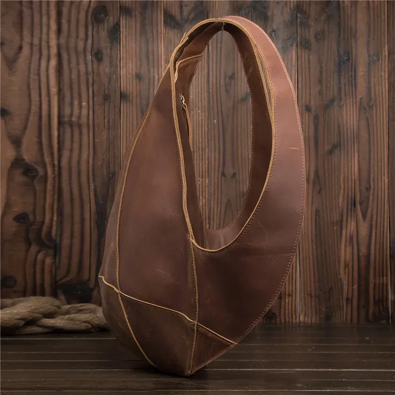 Color: Blue, Size: 15 inches, Ships From: CHINA - 2108 Man Woman Backpack Genuine Leather Shoulder Anti-theft Back Zipper Ipad Phone Pocket Pouch Business Travel Mochila Gifts