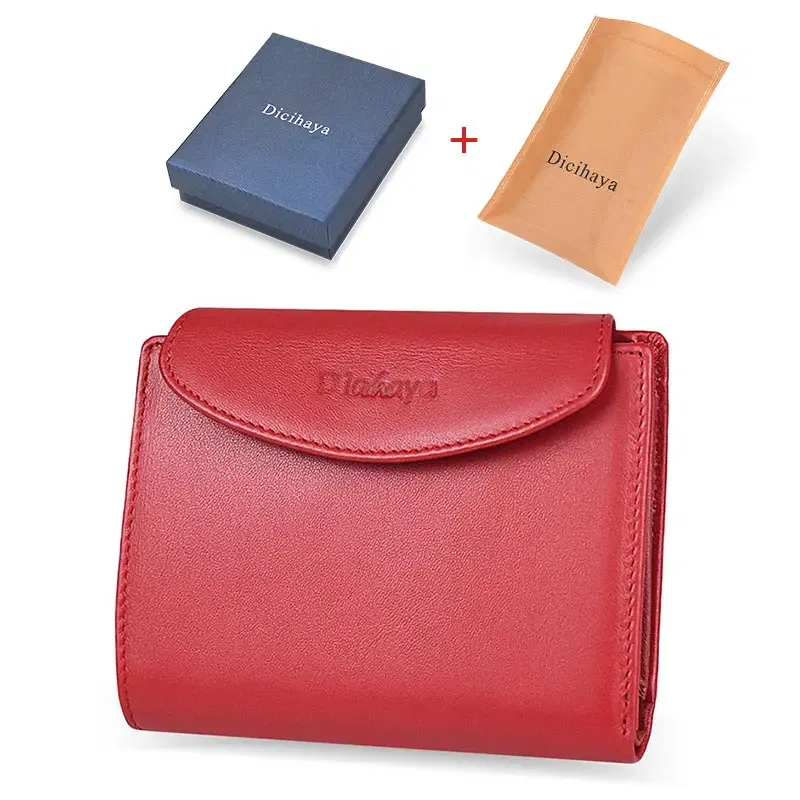 Color: green - Genuine Leather Women Wallet Coin Purse For Girls Female Small Portomonee Lady Purse Money Bag Card Holder for Women Mini Clutch