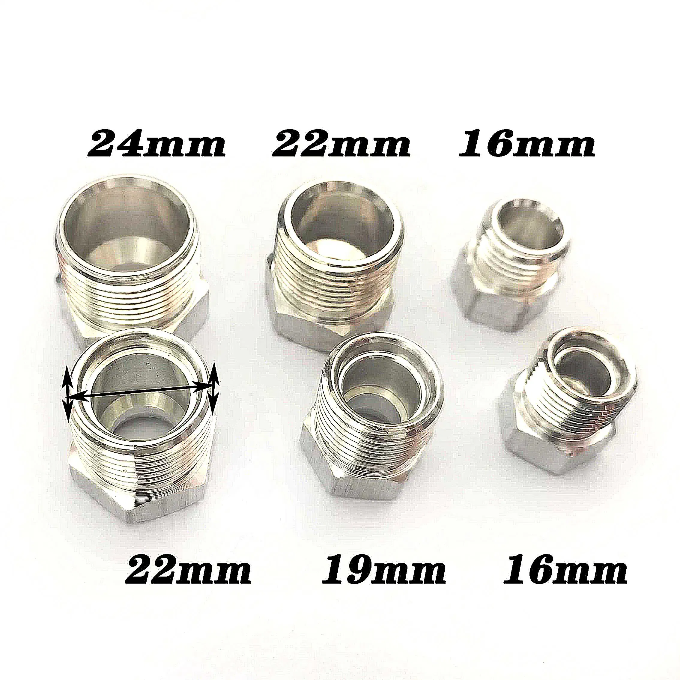 Color Name: Orange - Automotive Air Conditioning Hose Connector Pipe Joint R134a/R12 Outer Tooth Welding Aluminum Pipe Head Conversion Fittings