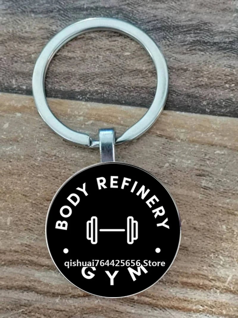 Color: Coffee - Gym Keyring Keychain Suitable For Bodybuilding Athletes Heavy Men Boys Bodybuilding Sports Unisex Men Tactical Rock Keyring Keyc