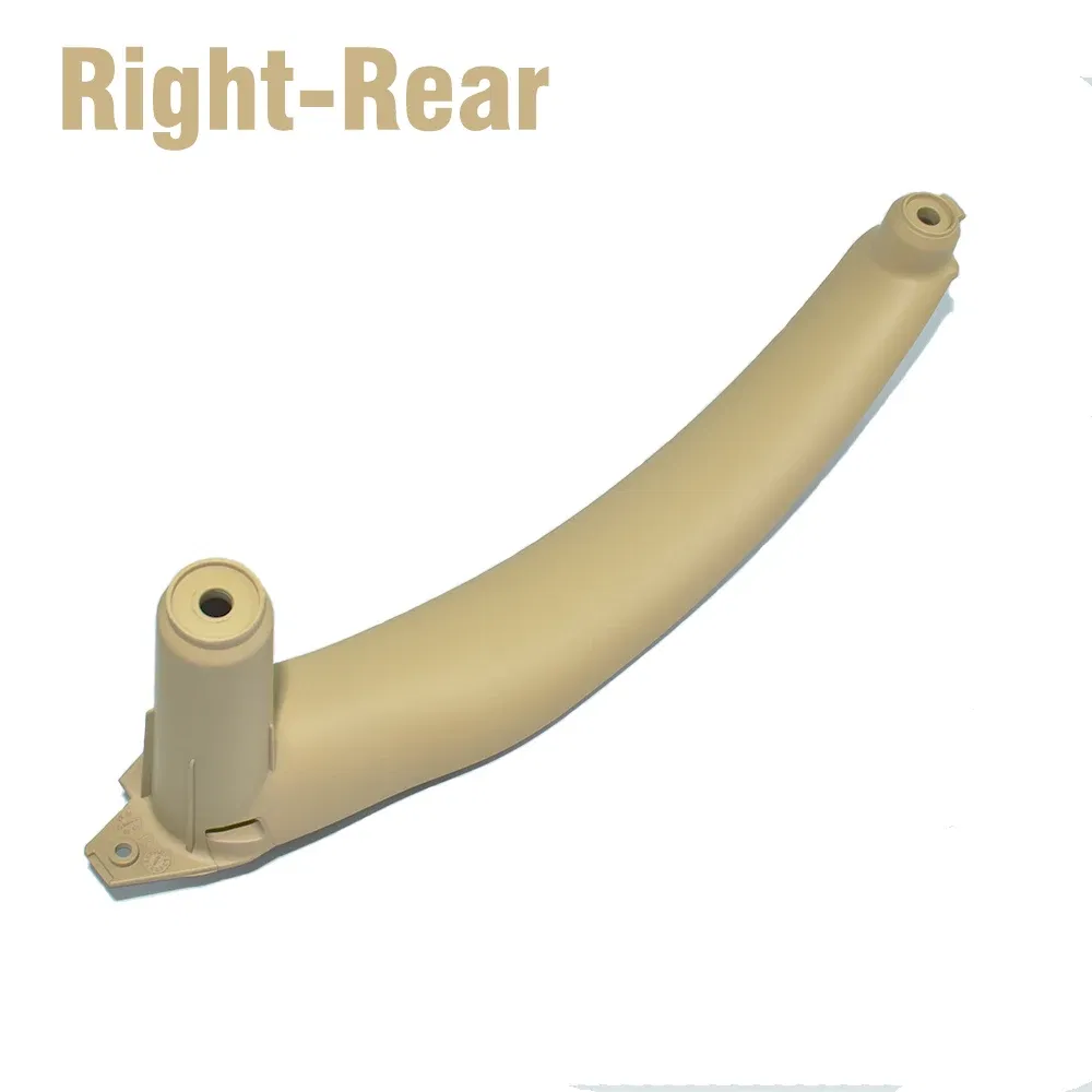 Color: Beige - Right rudder driving Inner Door Handle For BMW E70 E71 E72 X5 X6 Panel Pull Trim Cover 5141-6969 401 5141 6969 402 Black Beige
