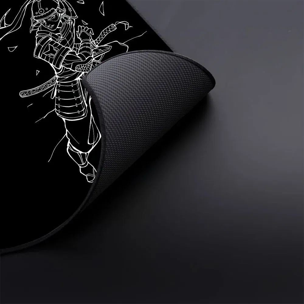 Color: WHITE, Size: XS - Gamer Professional Kurosun Samurai Gaming Mouse Pad Game Ultrafine Surface Balance Mouse Mat 45x40CM E-Sports Mousepad Desk Mat