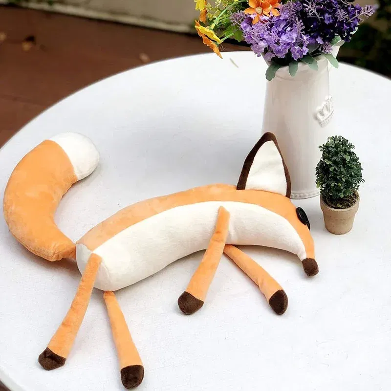 Color: Orange, Height: 31cm-50cm - Potdemiel The Little Prince Le Petit Prince Fox Plush Doll Puppet Toy