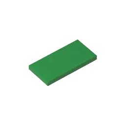Color: Gold - MOC PARTS SET Model GDS-614 Tile 2 x 4 compatible with lego 87079 pieces of children's toys  Assembles Building Blocks Technical