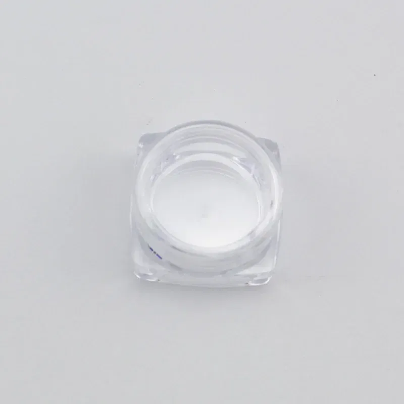 Color: Light Grey - 15pcs 2g 3g Empty Jars Refillable Mini Plastic Bottle Cosmetic Jar Container Small Round Bottle Little Cream Jar Solid Perfume