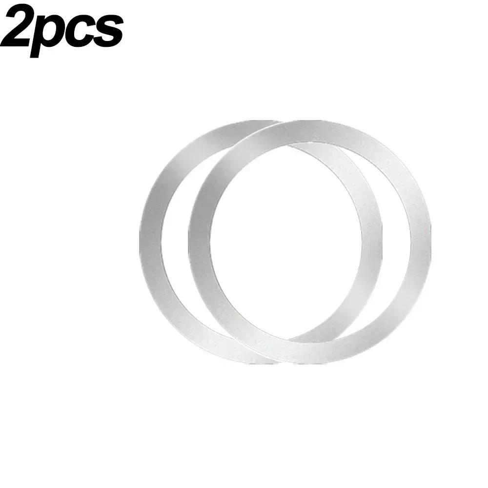 Color: Sapphire - 2024 Stainless Steel Universal Magnetic Metal Plate Ring For Magsafe Wireless Charger Iron Sheet Sticker Magnet Car Phone Holder