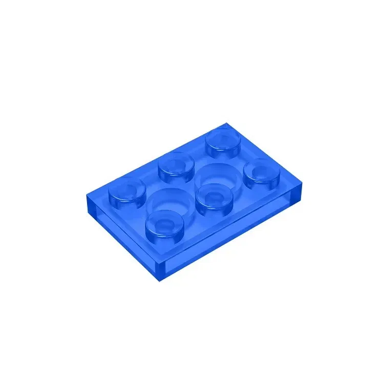 Color: army green - Gobricks GDS-510 Plate 2 x 3 compatible with lego 3021 pieces of children's DIY building block Particles Plate DIY
