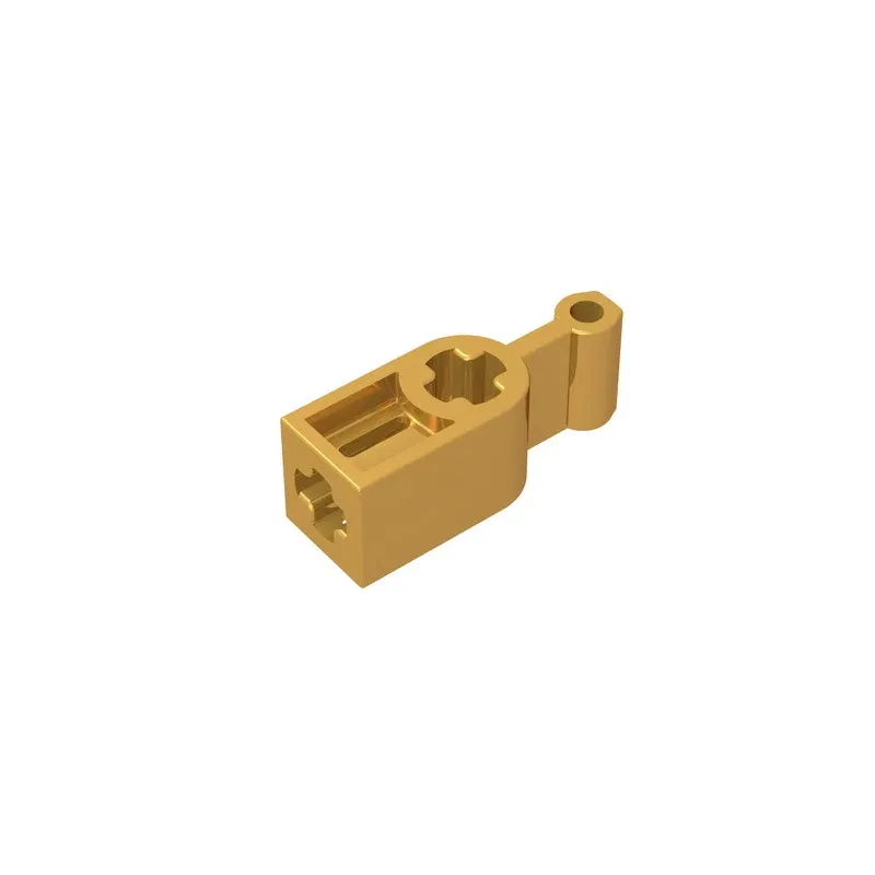 Color: Wood - Gobricks GDS-1195 Technical Changeover Catch compatible lego 6641 19437 pieces of children's DIY