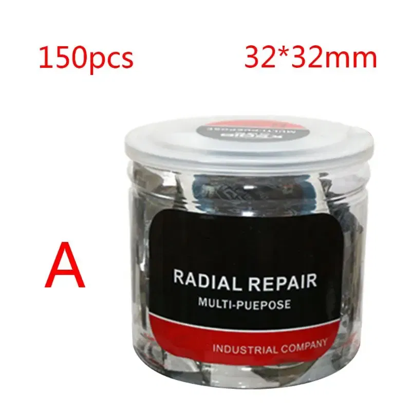 Color: green - Cold Tire Patches 32mm 42mm 55mm 75mm Rubber Car Bicycle Bike Puncture Patch Tyre Repair Tools 150/100/64/36 Sheets