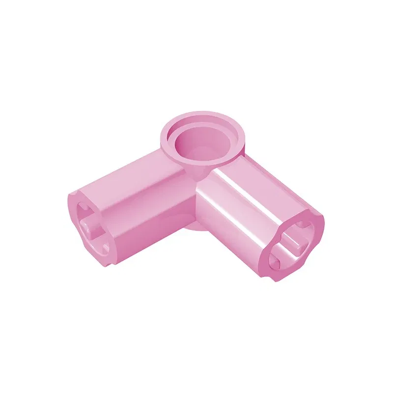 Color: DARK GRAY - Gobricks GDS-921 Technical, Axle and Pin Connector Angled #6 - 90 degrees compatible with lego 32014 pieces of children's DIY