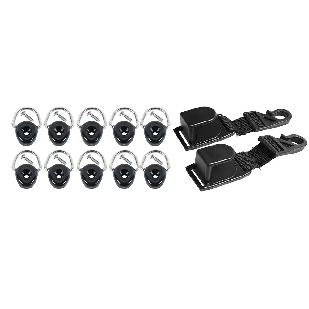 Tail Box Tie-Down D Pull Buckle Screw Backseat Headrest Hook Holder for Suzuki Jimny 2019 2020 2021 2022 Car Accessory ABS Metal