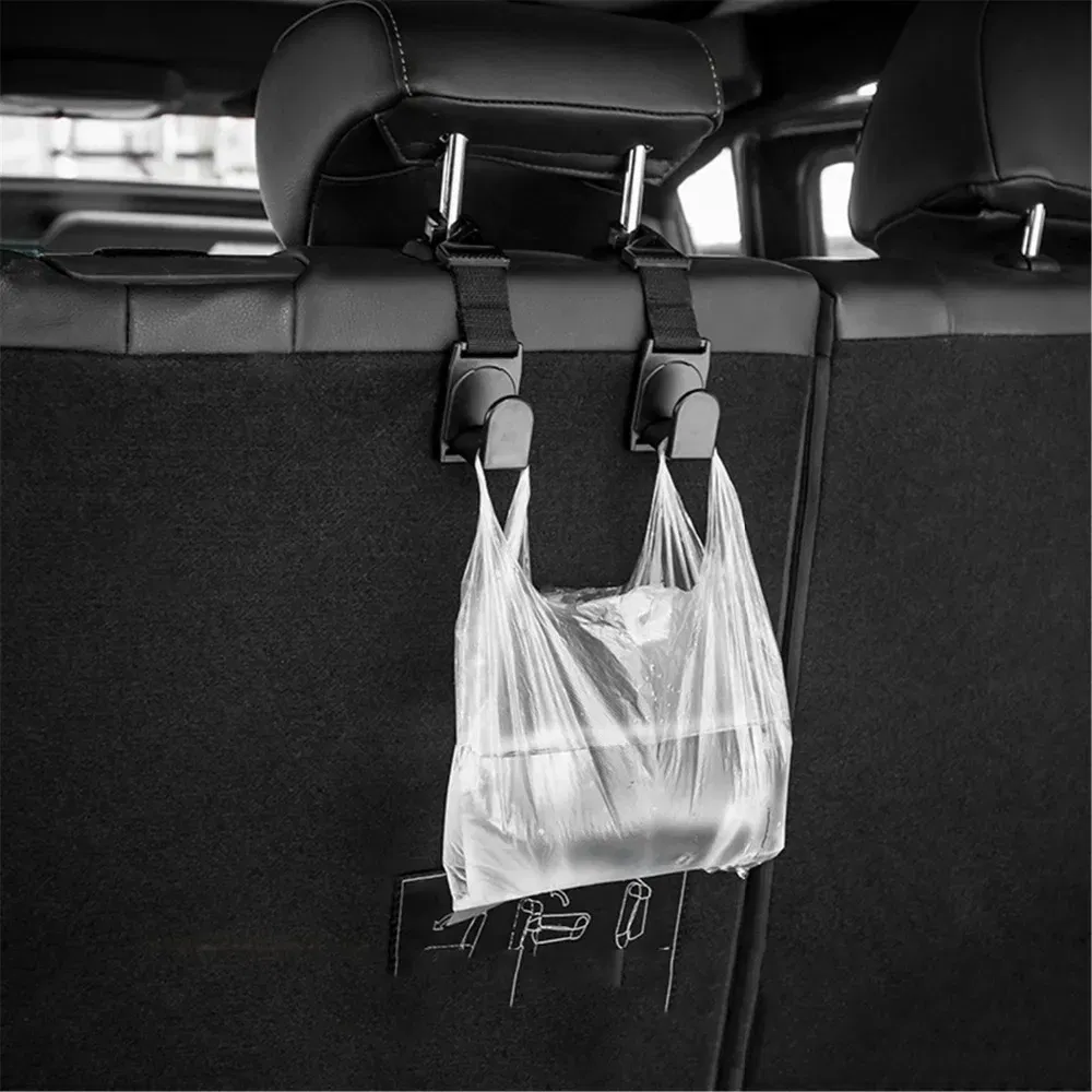 Tail Box Tie-Down D Pull Buckle Screw Backseat Headrest Hook Holder for Suzuki Jimny 2019 2020 2021 2022 Car Accessory ABS Metal