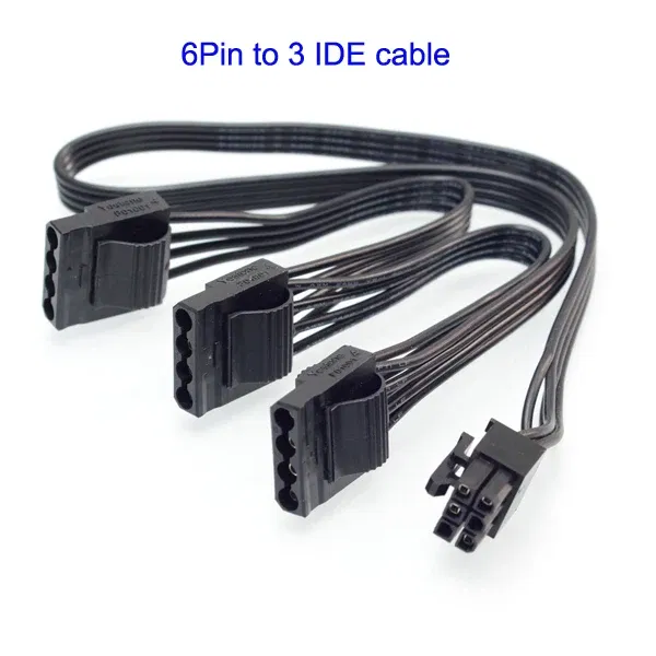 Color: Gold, Cable length: Other - For Seasonic FOCUS PLUS Gold FX Peripheral 4 Pin SATA IDE PCIe CPU Main Power ATX 24 Pin GPU VGA Card Power Supply Mining Cable