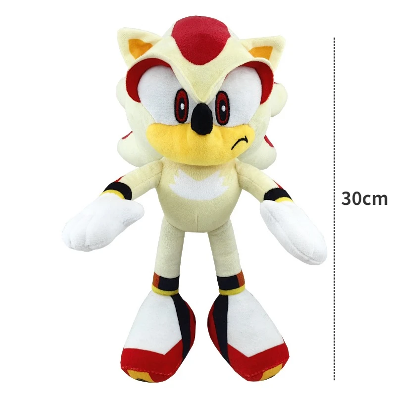 Color: MAROON - Hot Sale Sonics Plush toys Anime Figure Infinite Shadow Chaos Soft Stuffed Animals Sofa Pillows Kids Toys Home Decoration