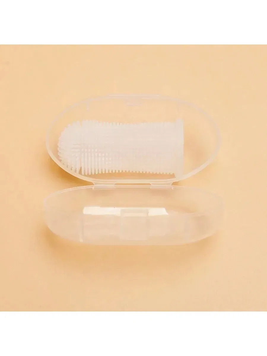 Color: Blue - Pet Finger Toothbrush Cleaning Products for Cats and DogsOral Cleaning ToothbrushesSilicone Bristles