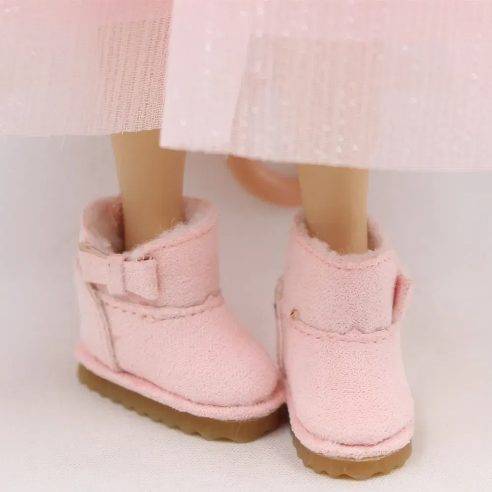 Color: Red - Blyth doll warm Snow Boot with 6 styles for chossing suitable for Rubber and Joint body