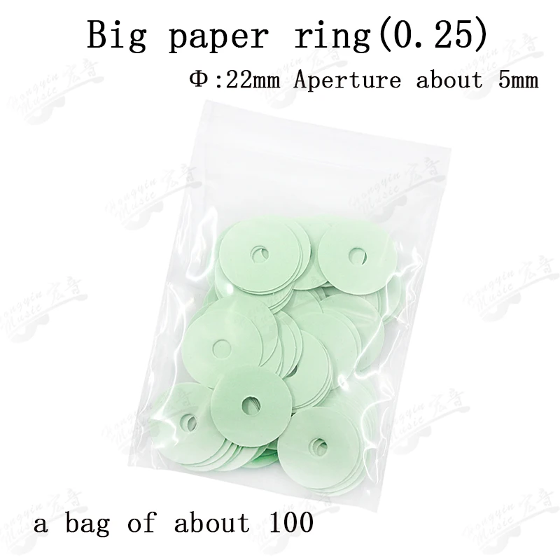 Color: green - Triomphe piano adjustment maintenance tools spare parts 021 022 size paper ring paper washer gasket pin washer