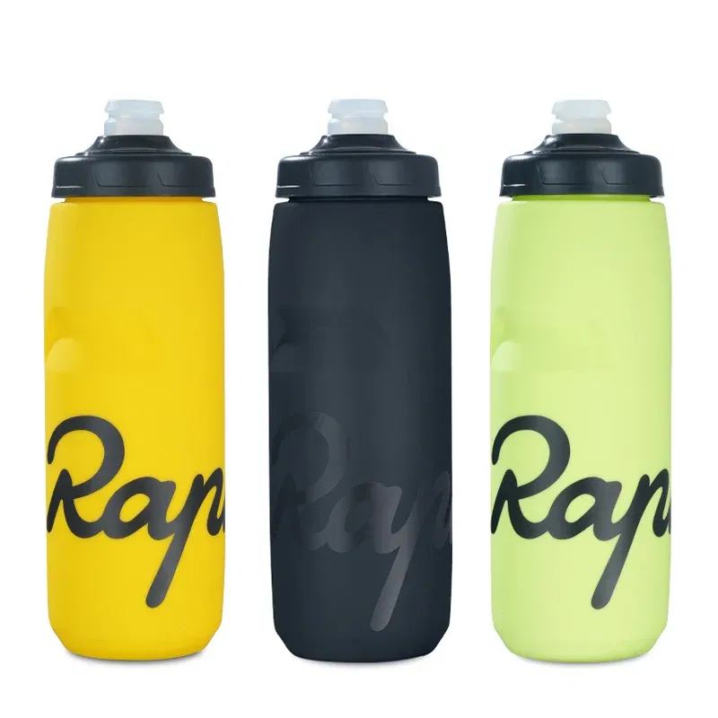 Color: green - Rapha Cycling Water Bottle 620/750ml Ultra light Leak-proof squeezable Taste-free Camping Hiking Sports Bicycle Kettle