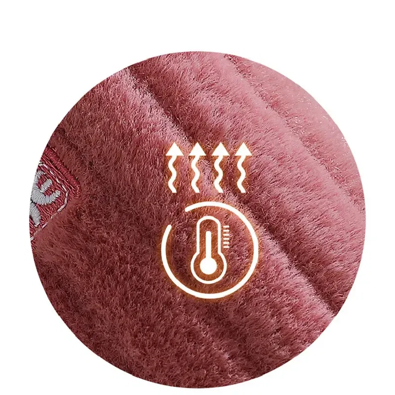 Color: Clear, Shoe Size: 42-43 - New Men Big Size 48 49 Winter Warm Slippers Women Soft Plush Furry Shoes Casual Flats Home Couples Bedroom Anti-Slip Slides