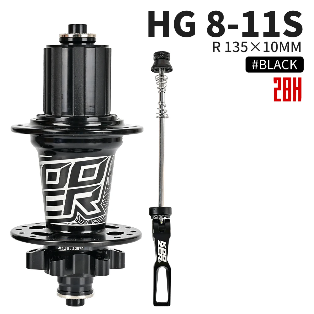 Color: Burgundy - Bicycle Hubs KOOZER XM490 Mountain Bike Hubs 6 Pawl 72 Click 28 32 36H Holes HG SX NX 8-12 Speeds 26 27.5 29 Inches Rear Hubs