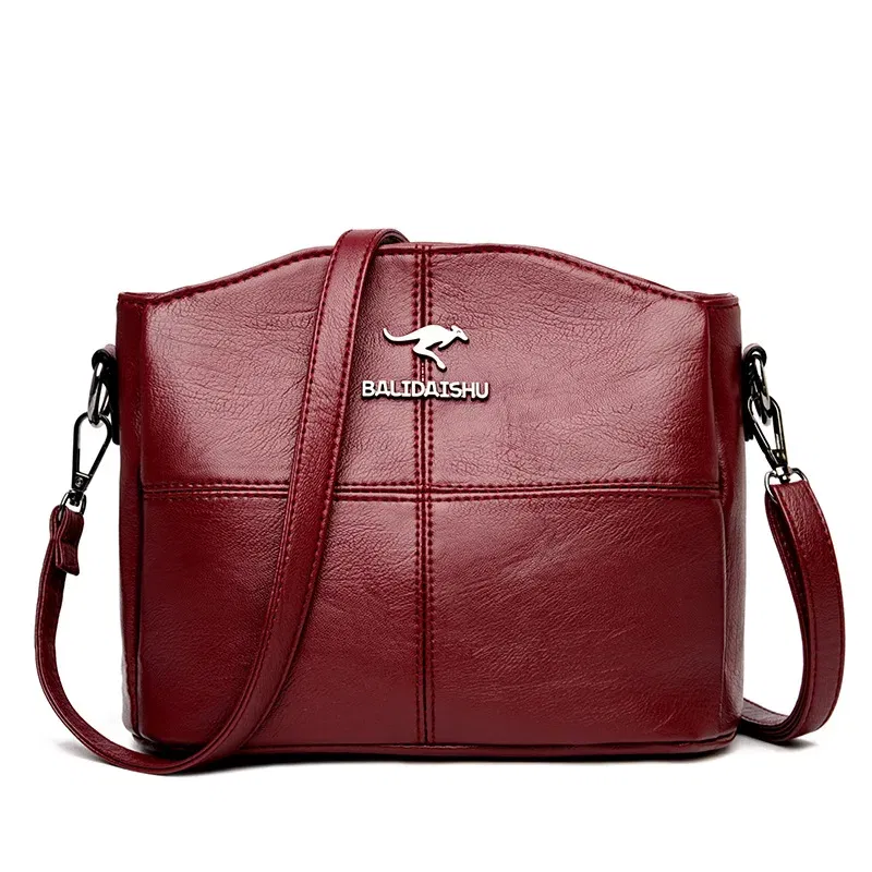 Color: Red, Ships From: CHINA - Women Embroidery Tote Bag High Quality Leather Ladies Handbags 2022 Women Shoulder Bag Small Crossbody Bags For Women Sac a Main