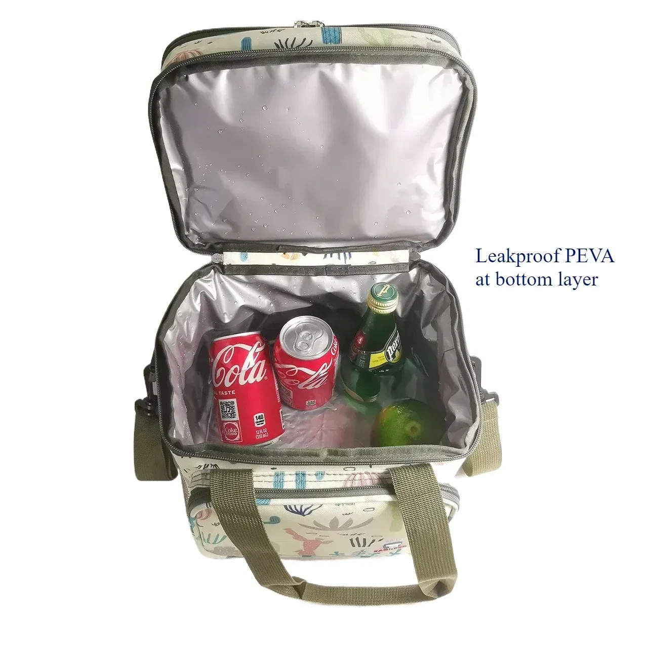 Color: MULTI - BAGNEER Thermal Lunch Bag Camping Picnic Food Cooler Bags Insulated Case Waterproof Office School Lunchbag Shoulder Cooling Box