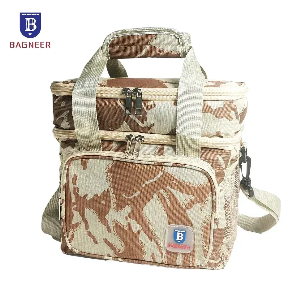 Color: MULTI - BAGNEER Thermal Lunch Bag Camping Picnic Food Cooler Bags Insulated Case Waterproof Office School Lunchbag Shoulder Cooling Box