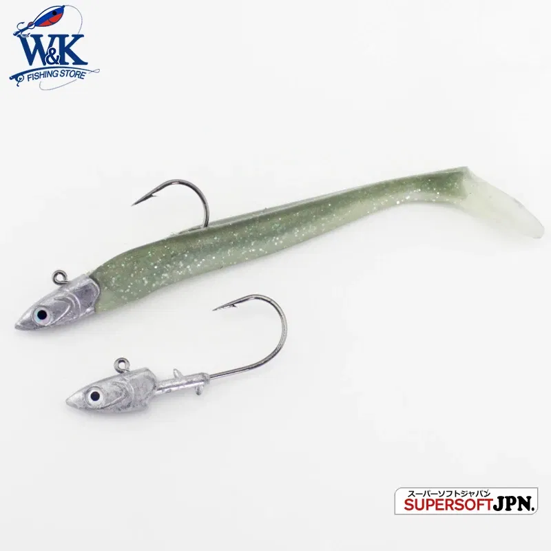 Color: Blue - WK Strong 8/0 90g and 6/0 60g Jig Hooks Big Jig Head for Soft Lure Weighted Fishing Hooks Colorful JIGS
