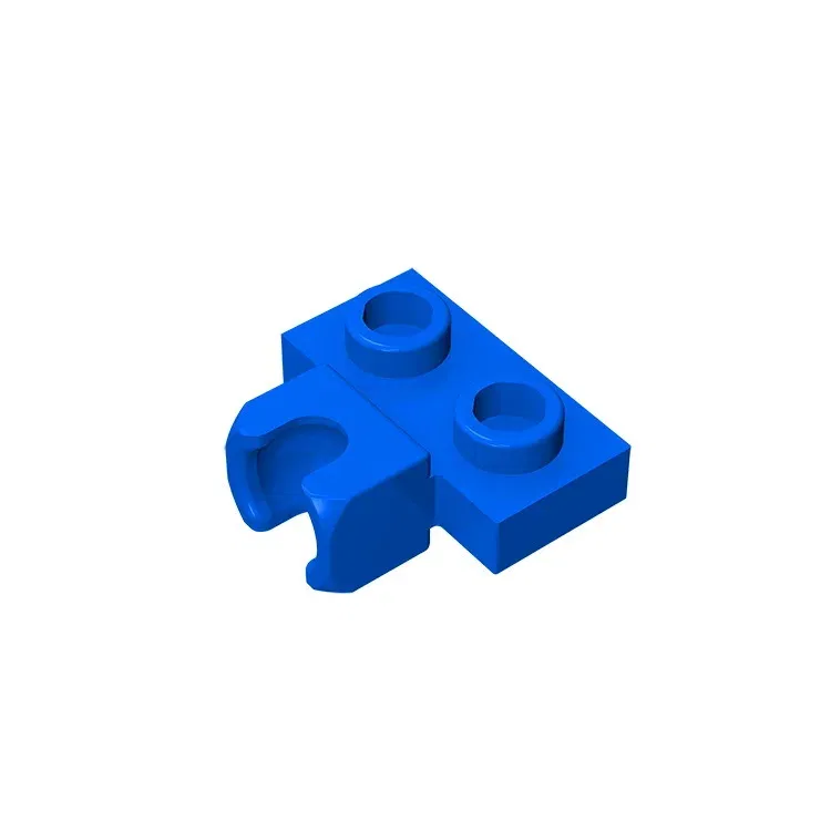 Color: Clear - MOC PARTS GDS-850 Plate, Modified 1 x 2 with Small Tow Ball Socket on Side compatible with lego 14704 pieces of children's toys