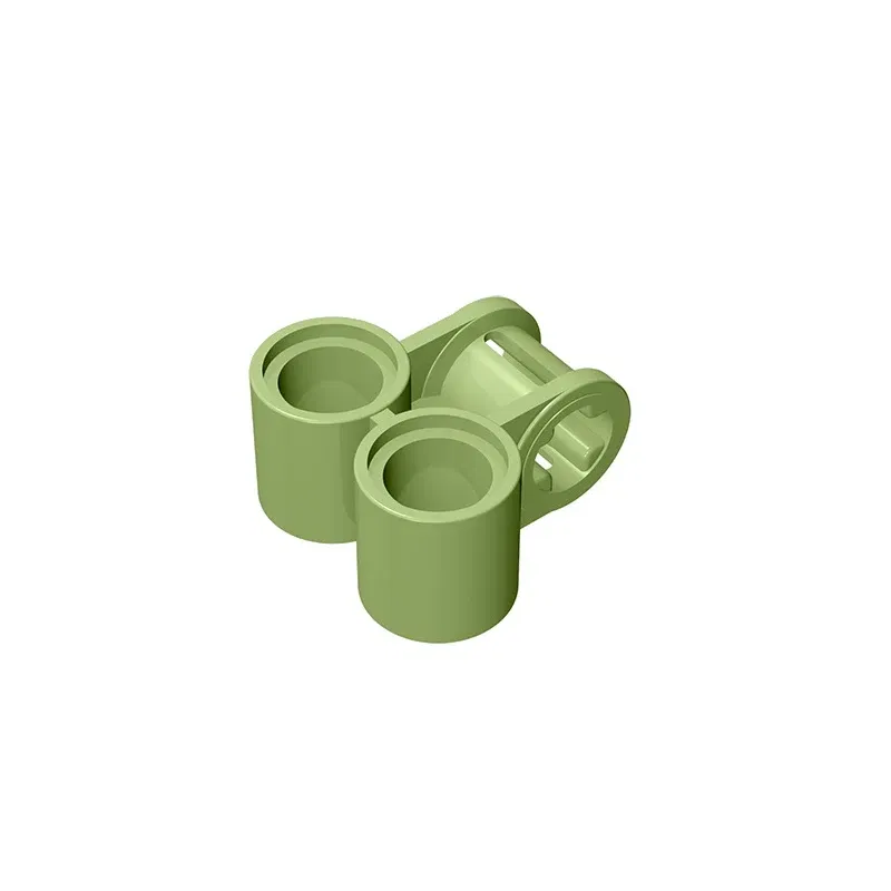 Color: GRAY - Gobricks GDS-927 Technical, Axle and Pin Connector Perpendicular Double compatible with lego 32291 pieces of children's DIY
