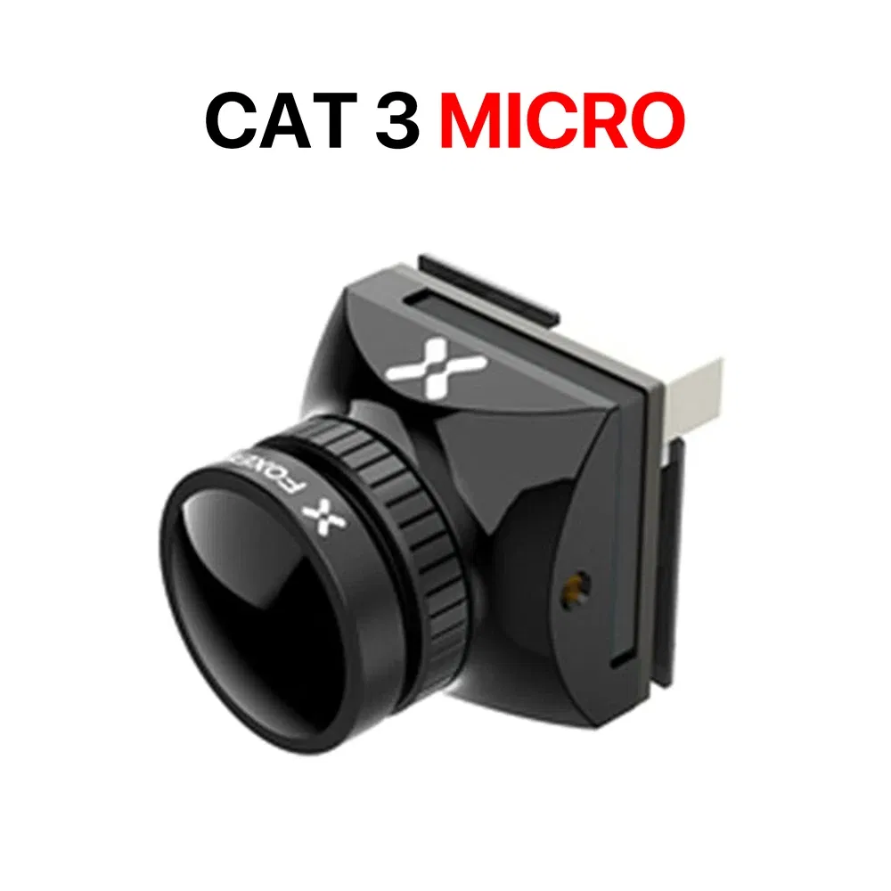 Color: Red - Foxeer Cat 3 Micro Mini FPV Camera 1200TVL 0.00001Lux FPV Night Camera For RC Racing Drone