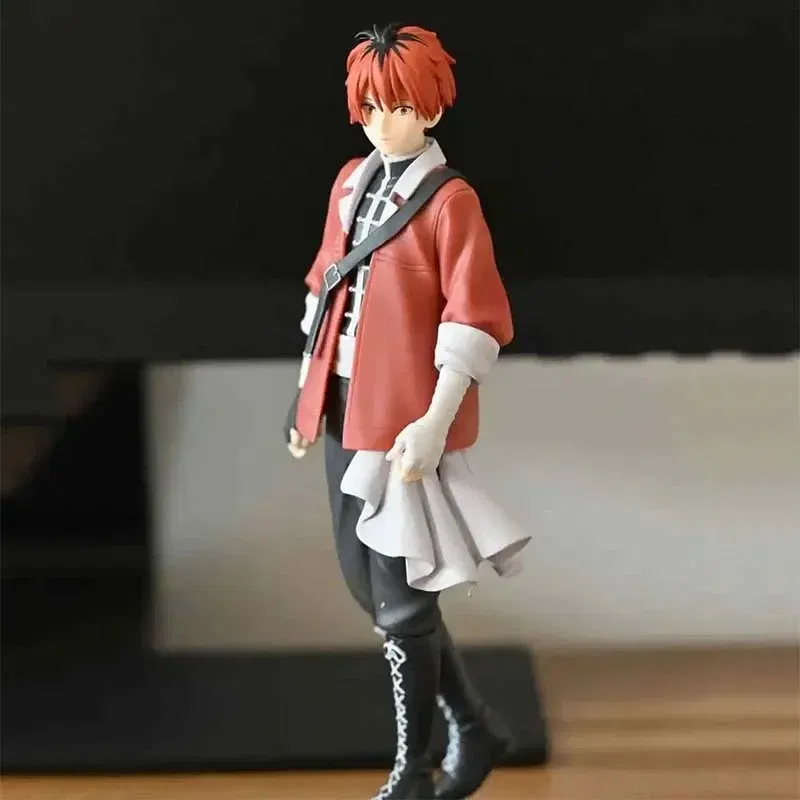 Color: GRAY - Anime Beyond Journey End Frieren Figure Fern Action Figures Cute Stark Figurine Look Up Model Decor Dolls PVC Collectible Toys