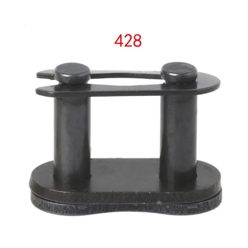 Color: Orange - 25h t8f 420 428 530 chain link master pocket dirt pit atv quad go kart and motorcycle gas scooter