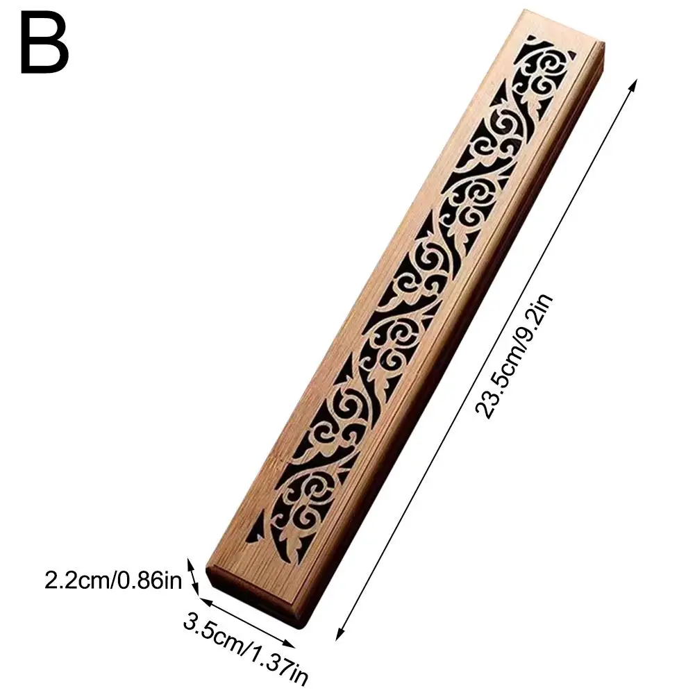 Color: Yellow, Ships From: CN - Natural Bamboo Board Incense Holder Anti-Ash Flying Incense Stick Holder Japanese Style Bamboo Incense Ash Catcher
