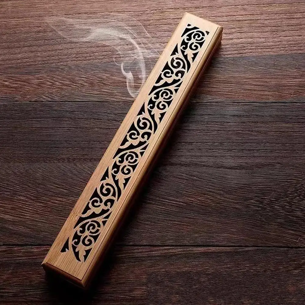 Color: Yellow, Ships From: CN - Natural Bamboo Board Incense Holder Anti-Ash Flying Incense Stick Holder Japanese Style Bamboo Incense Ash Catcher