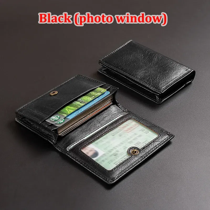 Color: Coffee, Ships From: CHINA - Luxury Genuine Leather Cowhide Card Holder RFID Blocking Purse Men and Women Credit Card Wallet Slim Business ID VIP Cards Bags