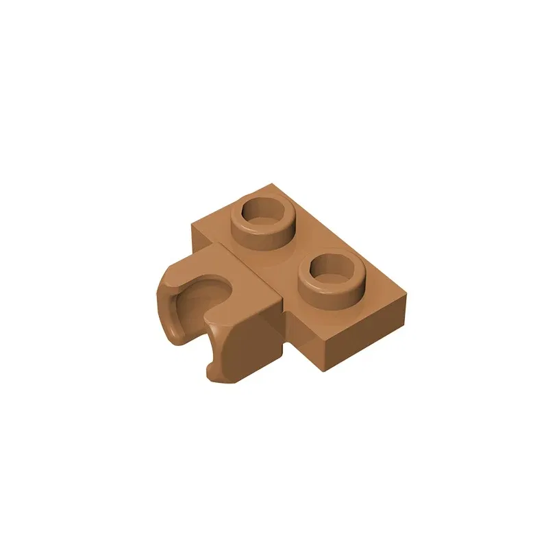 Color: plum - MOC PARTS GDS-850  Plate, Modified 1 x 2 with Small Tow Ball Socket on Side compatible with lego 14704 pieces of children's toys