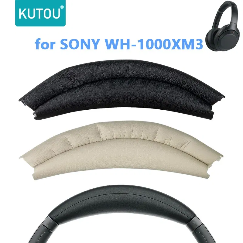 Color: BROWN - KUTOU Replacement Headband for Sony WH-1000XM4 1000XM3 Wireless Headphone XM4 XM3 Headband Cover Repair Parts Kit