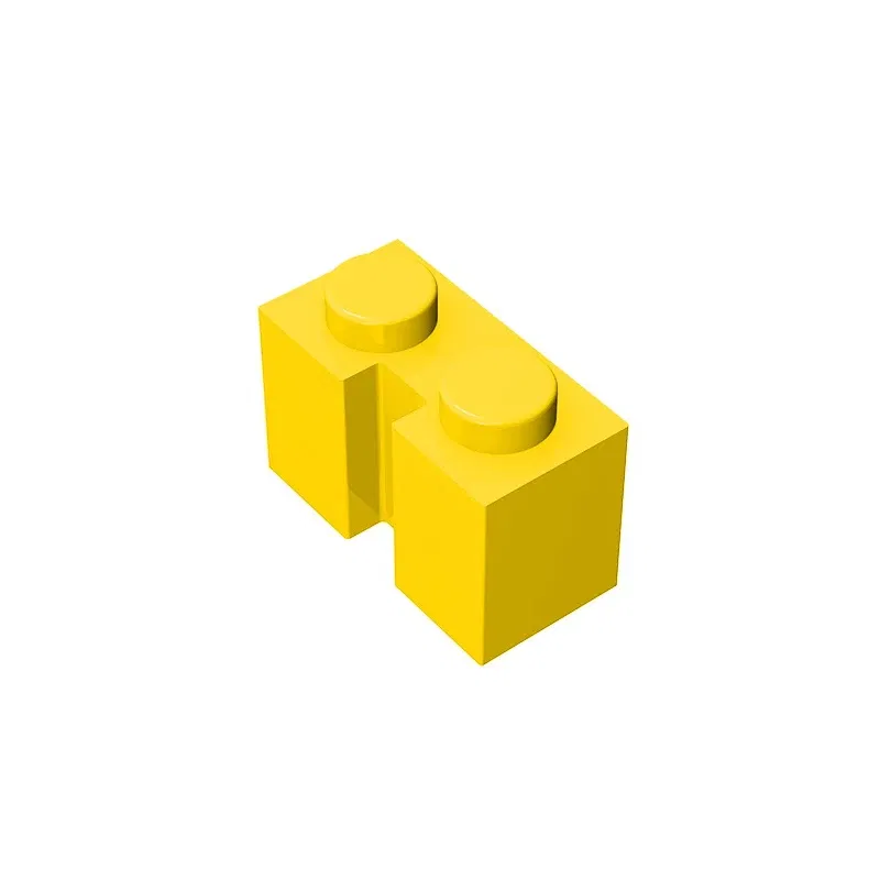 Color: black - Gobricks GDS-798 BRICK 1X2 W. GROOVE compatible with lego 4216 children's toys Assembles Building Blocks Technical