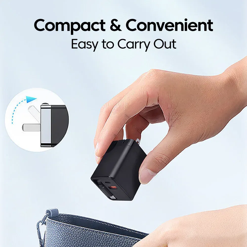 Plug Type: RSA - 120W Super Fast Charge Type C USB Phone Charger With Telescopic Retractable USB C Cable For Iphone 16 15 Samsung Laptop