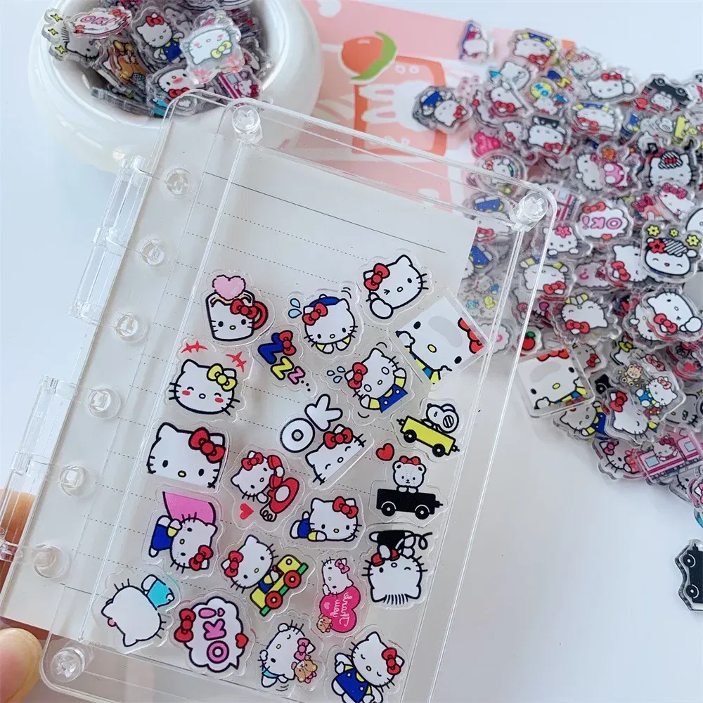 Color: Blue, Size: 12" - 2cm 100g Sanrio Kuromi Hello Kitty Crayon Shin-chan Anime Collection Acrylic Pendant DIY Accessory Keychain PP Clip Patch