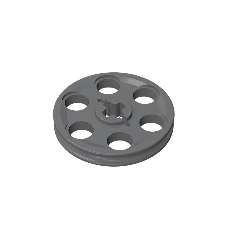 Color: DARK GRAY - Buildings Blocks 4185 Wedge Belt Wheel (Pulley) For 2815 Tire High-Tech Wedge Belt Wheel GBC Toy MOC Set