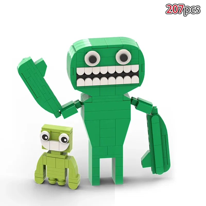 Color: WHITE - Monster Garten of BanBan Building Blocks Toys Set Anime Action Figure Animal Bricks Toys Set for Kids Boys Birthday Easter Gift