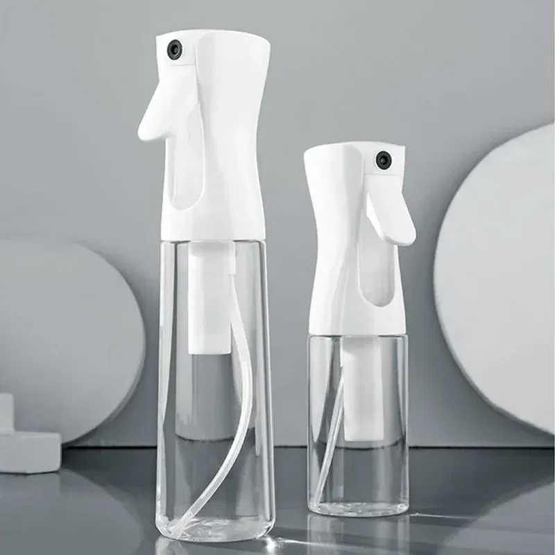 Color: light green - High Pressure Continuous Spray Bottle Hair Care Makeup Water Replenishing Spray Separate Bottle Press Mist Spray Bottle