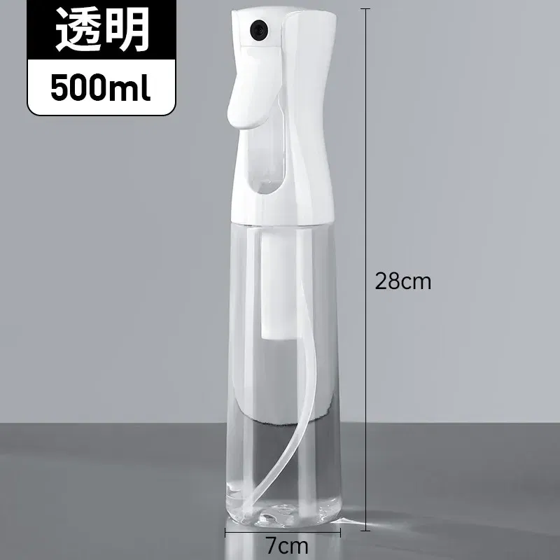 Color: light green - High Pressure Continuous Spray Bottle Hair Care Makeup Water Replenishing Spray Separate Bottle Press Mist Spray Bottle