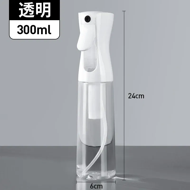 Color: light green - High Pressure Continuous Spray Bottle Hair Care Makeup Water Replenishing Spray Separate Bottle Press Mist Spray Bottle