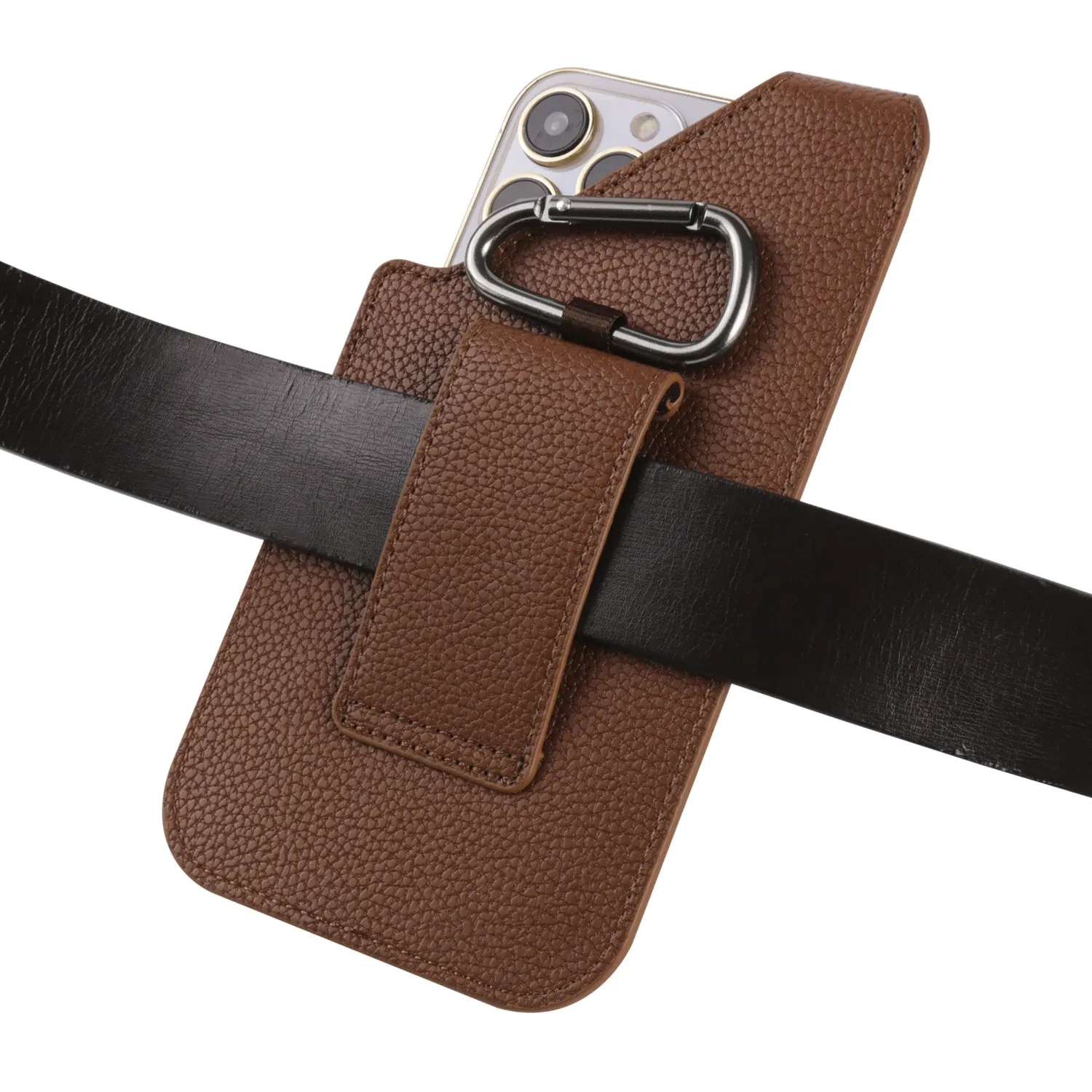 Color: Beige, Ships From: CHINA, Material: ABS - Cow Leather Mobile Phone Holster Pouch Belt Clip Case For iPhone 15 14 Pro Samsung Galaxy Xiaomi Redmi Note Men Waist Bag Holder