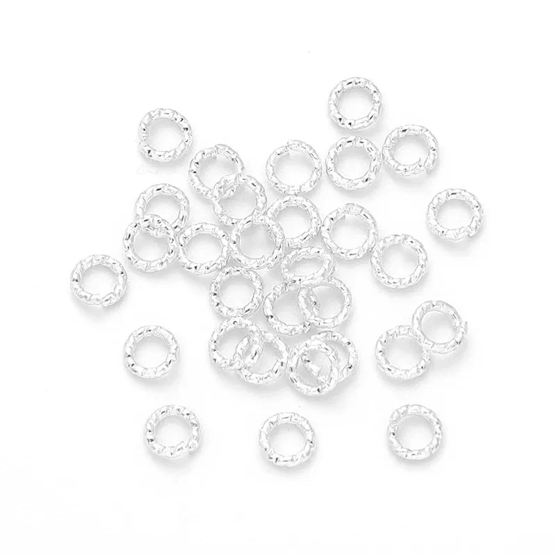 Color: black, Ships From: CHINA - 20pcs 4/6/8/10mm Silver/14K Gold Plated Brass Jump Rings Open Loops for Bracelet Necklace Earring DIY Jewelry Making Findings