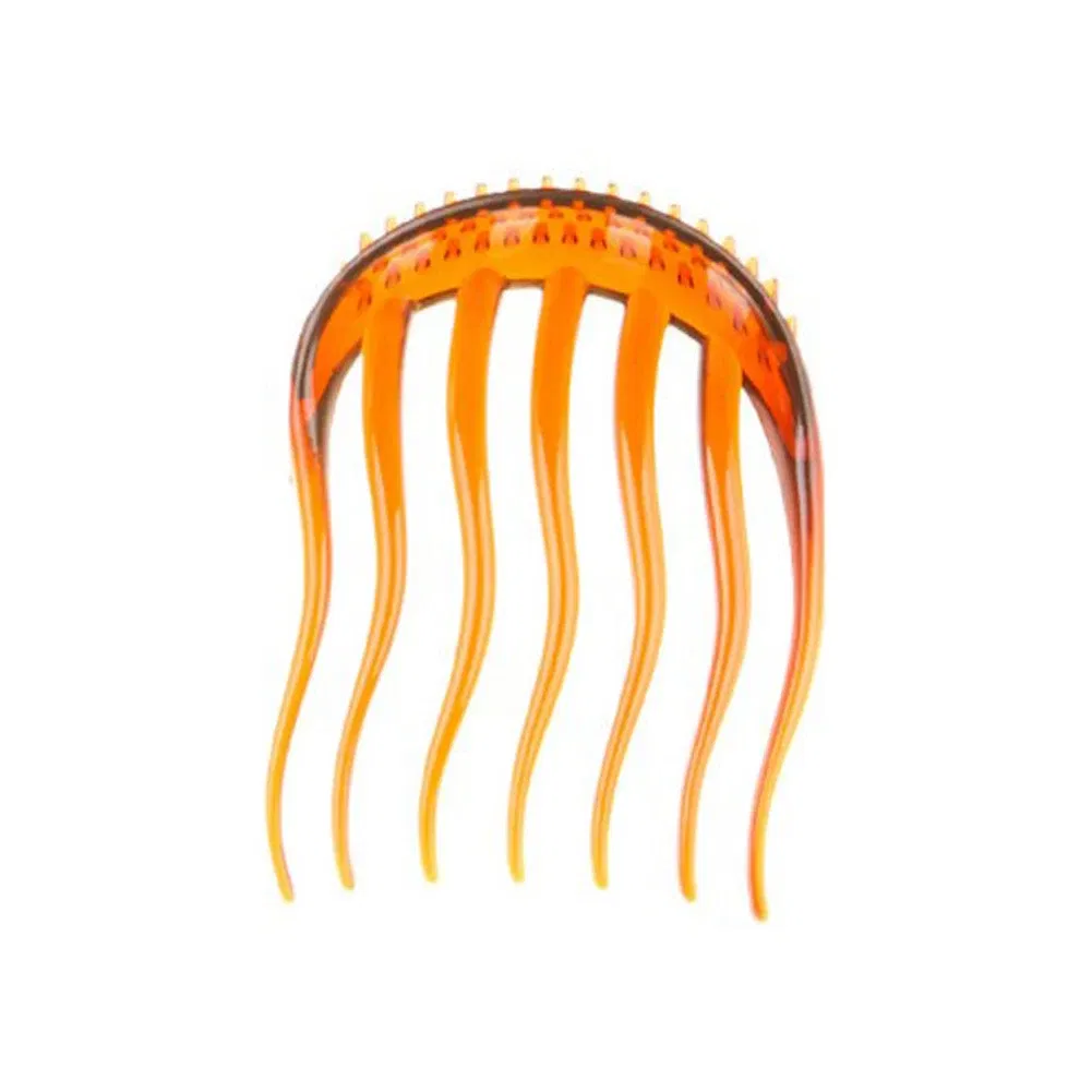 Color: Coffee - 2022 Women Hair Styling Clip Plastic Hair Stick Bun Maker Braid Tool Ponytail Holder Girls Hairpins Hair Accessories Hair Combs
